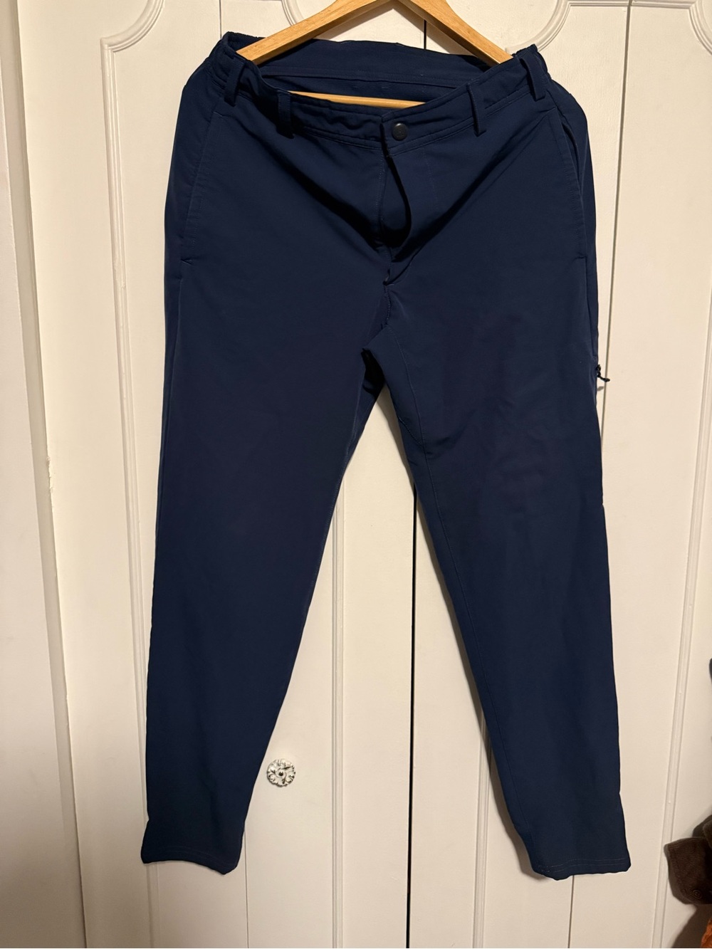 Mack Weldon Navy Slim Stretch Chino Pants